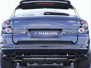 Panneau d'extrémité de tablier arrière avec diffuseur intégré. Hamann pour Cayenne