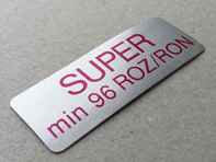 Autocollant super carburant. Porsche 911 (930) 1975-1989 - 93070120304 - CB.930.701.203.04