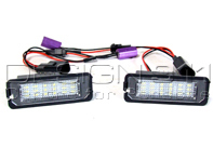 Number plate light with LED'S for Porsche - 99763162001, 99763162002, 99763162003, 99763162002LED, 99763162003LED
