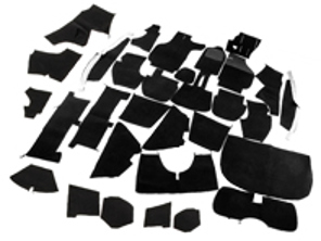 Moquette intérieure complète pour Porsche 911 83-84 Cabriolet RHD