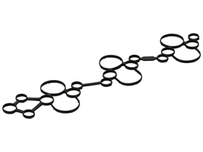 Cylinder head cover gasket. Porsche 9YA Cayenne / 971 Panamera - 9A710364910, 9A710365010, 938.240, 938.250 - 938.240, 938.250