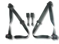 Retractable 3-point inertia reel front seat belt kit Porsche 996 Convertible 1997 to 2001 - 99680318301, 99680318304, 99680303301, 99680303401