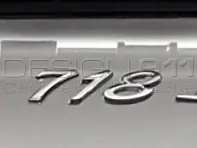 '718' Plakette für Porsche 718 Boxster - 98155924301