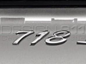 '718' Plakette für Porsche 718 Boxster - 98155924301