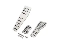 Pedals Alloy and Footrest Kit Porsche 986 / 987 / 987C / 996 / 997 DesignTek - 3607209962, 3607209961, 99704470000, 99704470001, 99742391000, 9975516110001C, 9975519860001C, 9975516120001C