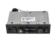 Interrupteur de commande de chauffage/ventilation LHD, noir. Porsche 964 C2 / C4 sans climatisation - 964659045001DB, 9646590450101C, 964659045X1DB, 964659045AX01C, 964659045AU01C