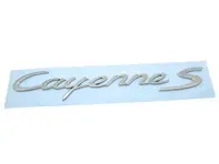 CAYENNE S - Chrome rear badge for Porsche 958 Cayenne MKIII - 95855967600, 958559676000C1