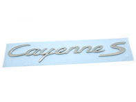 CAYENNE S - Stemma posteriore cromato per Porsche 958 Cayenne MKIII - 95855967600, 958559676000C1