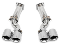 Muffler bypass exhaust system, RACE. Porsche 997.1 Turbo - 99711102772