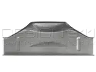 Paroi inférieure avant du compartiment à piles. Porsche 356A T2 - 35649041, PP182T2, P182T2