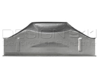 Battery compartment front lower wall. Porsche 356A T2 - 35649041, PP182T2, P182T2