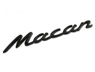 MACAN - Matt Black rear badge for Porsche 95B.1 Macan - 95B853675
