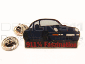 Spilla 'Porsche 911 Carrera - 100% Faszination' Blu scuro