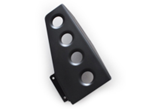 Aluminium-Fußstütze auf der Fahrerseite. Porsche 911 Coupé