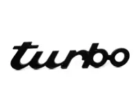 Turbo - Abzeichen. Porsche 911 (930) 1978-88 - 93055931700, 930.559.317.00, 93055931703