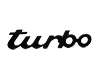 Turbo - Badge. Porsche 911 (930) 1978-88 - 93055931700, 930.559.317.00, 93055931703