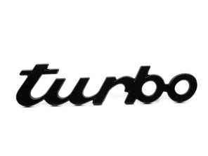 Turbo - Abzeichen. Porsche 911 (930) 1978-88 - 93055931700, 930.559.317.00, 93055931703