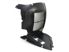 Radhausschale vorne, Vorderteil. Porsche 970 Panamera-Diesel - 97050412321, 97050412419