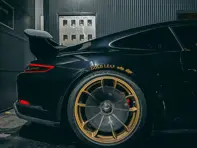 Aero disc rear wheel carbon fibre. Porsche 991.2 GT3