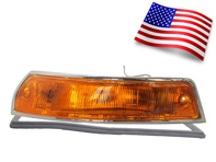 Indicatore con lente e guarnizione (SWB). Porsche 911/912 1965-68 USA - 90163140202, 90163140102, 15848, 15848/D, 15848/S