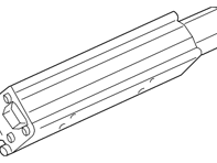 Aileron arrière vérins électriques 3' eRam Kit™. Porsche 997TT - 99751294300