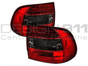 Unidades Intermitentes Traseras ROJAS / AHUMADAS con Bombillas LED. Porsche Cayena 955 - 95563100030
