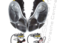 Headlamp Clear and HID Kit Porsche 996 / Boxster 986 - 98663113117, 98663113217, 99663104502, 99663104602, HIDH7PRO6K