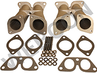 Manifold set to allow replacement of original Zenith carburettors with 2 x Weber 40IDF carburettors. - MW4051