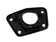 Torsionsstababdeckung mit Loch, schwarz, runde Buchse. Porsche 356 - 8152250900, 113511227B, 511201002OE, 64433315101