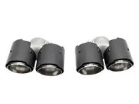 Exhaust Deluxe Quad-Style Tail Pipe Carbon Fibre. Porsche 997.1 Carrera S - 99711135101, 99711135102, 99711135103, 99711135104, 99711198102, 99711198103, 99711135201, 99711135202, 99711135203, 99711135204, 99711198202, 99711198203