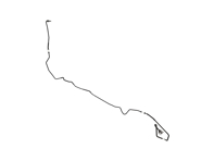 Front Brake Line. Porsche 9J1.1 Taycan MKI 2020>>2024 - 9J1614721E, 9J1614721B, 9J1614721C