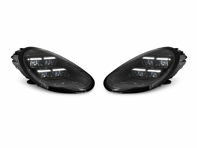 PDLS LED-Scheinwerfer-Upgrade im Matrix-Design für Links- und Rechtslenker. Porsche 987.1 Boxster / 987.2 Cayman - 98763116901, 98763116902, 98763117001, 98763117002, 98763116911, 98763116912, 98763117012, 98763117011 - 9872 420 009 LL, 9872 420 010 LL