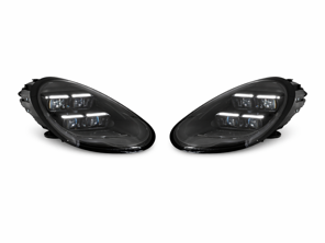 PDLS LED-Scheinwerfer-Upgrade im Matrix-Design für Links- und Rechtslenker. Porsche 987.1 Boxster / 987.2 Cayman - 98763116901, 98763116902, 98763117001, 98763117002, 98763116911, 98763116912, 98763117012, 98763117011 - 9872 420 009 LL, 9872 420 010 LL