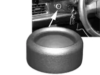 Anneau décoratif pour interrupteur de phare, alu. Porsche993 - 1689802100, 99361353100, 9936130550001C - EQ850102, 1689802100