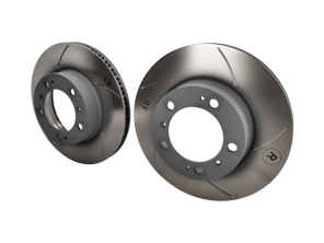 Rotor de disque de frein SPORTS SLOTTED avant. Porsche Boxster 986 - 98635140105, 909316C