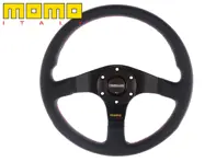 Tuner per volante, 350mm - nero / pelle nera - Momo - M11110332211R, M11110335211R