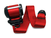 Ceinture de sécurité Coupé arrière en ROUGE. Porsche 996 / 997 - 99680398306N13, 99780303502N13, 99680398406N13, 99780303602N13, 99780303508N13