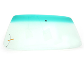 Front windscreen green with green top tint, with antenna. Porsche 964 - 96454101110