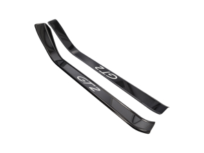 Listón de umbral de puerta con inscripción "GT2", fibra de carbono. Porsche 996 GT2 2001-05 - 99655198492