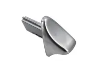 Betätigungsknopf, Hebel für Rückenlehnen-Klappfunktion, galvanosilber. Porsche 987 / 997.1 / 997.2 2005-13 - 99752162302V05, 99752162402V05, 99752162301V05, 99752162401V05