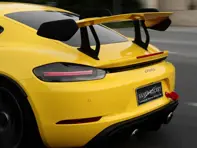 Rear wing swan neck riser set 3 inch cast aluminium. Porsche 718 GT4 RS - 9GT827465D, 9GT827466D