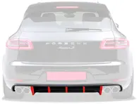 Stoßfängerschürze hinten. Porsche Macan 2014>> - HA142, 95B8078376M7 - HA142