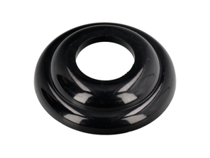 Rosette for window winder and door handle, Black. Porsche 356 Pre-A - 35653711