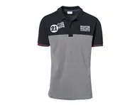 Polo Porsche Homme rouge gris chiné - Martini Racing Collection