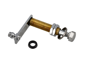 Windshield wiper arm shaft with bearing and crank. Porsche 356 B / 356 C - 64462802512