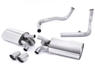 Milltek Sportuitlaatdemper / Cat Back zonder resonantie (luider) Porsche 987 Gen2 Boxster S / Cayman S 3.4L 2009-2013 - 98711311731, 98711311732, 98711313131, 98711313132, 98711311831, 98711311832, 98711313231, 98711313232, 98711351130, 98711351131, 987113511BX, 987113511DX, 98711351230, 98711351231, 987113512BX, 987113512DX - SSXPO118