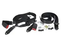 Statische 3-Punkt-Becken- und Diagonalgurte hinten (2er-Set). Porsche 356 / 912 / 911 bis 83 - 91180304904