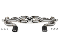 Exhaust Valvetronic X-Pipe system. Porsche 718 GT4 / GTS / Spyder (2020+) - 982251053D, 982251053G