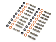 Kit de goujons de tête d'échappement en Inconel. Porsche996TT/997TT/GT3/GT2 - 90037813100, 90037822709, 99907507400, 90037822701, 99907353501, 99907507400, 99907353501, 99907507400