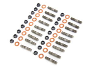 Bolzensatz für Auspuffkopf aus Inconel. Porsche 996TT/ 997TT/ GT3 / GT2 - 90037813100, 90037822709, 99907507400, 90037822701, 99907353501, 99907507400, 99907353501, 99907507400